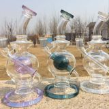 wholesale Glass Bong water pipe Straight pure handmade mouth blow glass bong glass hookah