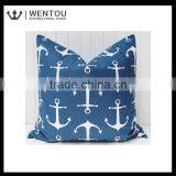 Hot Sale Fashion Anchors CoastalTurquoise Throw Pillow thumbnail-3