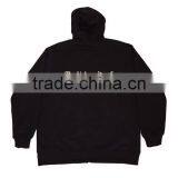 2015 Good Quality Wholesale Cheap Basic Black Lightweight Hoody thumbnail-5