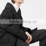 Women's Black Quilted Loose Fit Down Garment/jacket thumbnail-1