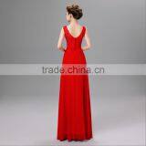 2016 Elegance Lace Wholesale Women Dresses for Party , Evening Maxi Long Style Sleeveless Latest Dress Designs for Ladies thumbnail-3