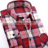 2016 New Long Sleeve Shirt Models European Plaid Man Shirt thumbnail-2