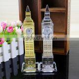 High Quanlity Tastefully Golden Crystal Big Ben Model For Fancy Clock UK Souvenir thumbnail-1