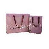 Cosmetic Recycled Paper Bags With Satin Ribbion Handle for Packaging
