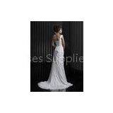 A Line Chiffon Pleated One Shoulder Wedding Dresses Ball Gown Bridal Dresses