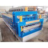 Double Layer Metal Roof Sheet Roll Forming Machine One Machine Make Two Profil