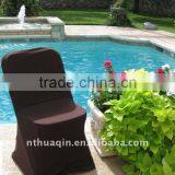 Lycra Folding Chair Cover Black Spandex Wedding Chair Cover