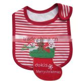 100%cotton printed infant baby bibs