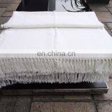 White Alpaca Throw Blanket thumbnail-3