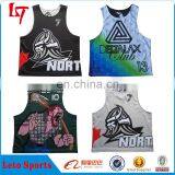 Cheap Team Usa Reversible Lacrosse Jerseys/Lacrosse Jerseys 100% Mesh Polyester/ Lacrosse Practice Jersey thumbnail-1