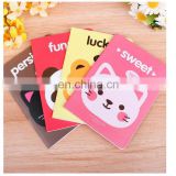 Promotional cheap price cartoon staple a5 notebook/agenda with line for exercising
