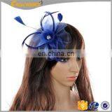 Women Wedding Bridal Headpiece Wedding Hats Fascinator Ladies Wholesale Make Church Hats Wedding Hair Accessories Hair Accessory thumbnail-4