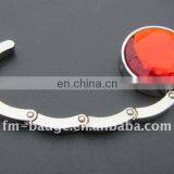 2016 Fashion Foldable Key Buckle Purse/handbag/ Bag Hanger,Promotional Customized Logo Branded Purse Hanger