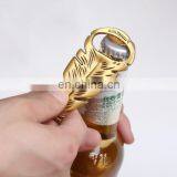 Feather Shape Gold Plated Metal Bottle Opener for Wedding Return Gift thumbnail-3