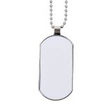 Sublimation Metal Military brand Necklace