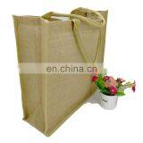 Jute Material and Gift Bag Use Double Bottler Jute Bag With Cane Handles thumbnail-3