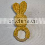 Newborn Gift Eco-friendly Crochet Hand Knitted Cotton Baby Rattle Toys thumbnail-1