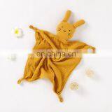 Wholesale Soft and Cute 100% Organic Cotton Muslin Baby Blanket thumbnail-5