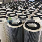 Промышленный гофрированный картридж фильтра-мешка размером 220*505 мм для пылеуловителя