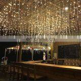 Indoor Shopping Mall Decoration Led String Curtain Fairy Light Christmas Outdoor Led Icicle Light thumbnail-4