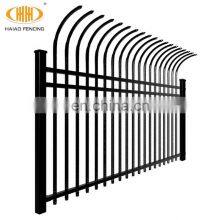 Factory Supply Bent Top Garrison Safety Steel Fence Panel thumbnail-2