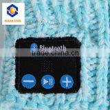 Plain Warm Knitted Bluetooth Beanie Hat With Ball thumbnail-4