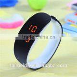Your Logo Slim Led Silicone Watch thumbnail-1