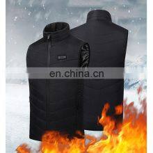 USD Smart Large Size Casual Stand Collar Heating Waistcoat thumbnail-1