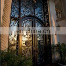 Wholesale Mexican & India Iron Doors With Double Glass thumbnail-3