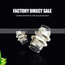 PM Series 4mm 6mm 8mm 10mm 12mm 16mm One-touch Metal Bulkhead Air Straight Connector Tube Push in Fitting thumbnail-5