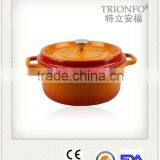 Trionfo Blue Pot Pre-seasoned Cast Iron Enamel Pot