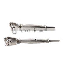 Stainless Steel 304 316 Turnbuckles Closed Body Rigging Screw Jaw and Swage Stud Heavy Duty Wire Rope Fitting thumbnail-2