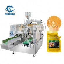 Packing Premade Bag Pouch Doypack Perfume Juice Water Fruit Coffee Sauce Cooking Oil Tomato Shampoo Packaging Machine