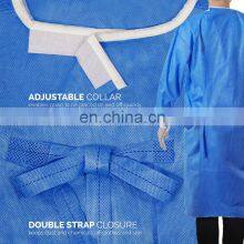 Disposable Sterile Hospital Patients Surgical Gown Sms Knitted Cuffs Ppe Nonsurgical Gowns thumbnail-3