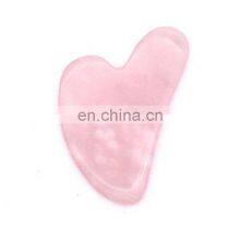 Heart Shaped Pink Quartz Gua Sha thumbnail-2