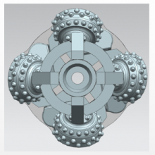 HDD Rock Reamer--400mm 4 Pieces 9 7/8”637 / 537 NC31 thumbnail-1