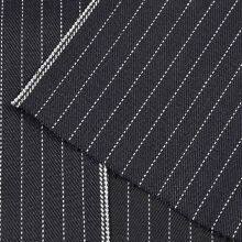 13oz Blue and White Striped Black Weft Right Twill Best Raw Denim Fabric 32/33 