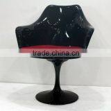 Replica Classic Fiberglass Tulip Armchair With Fabric Cushion by Eero Saarinen thumbnail-2