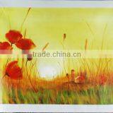 Handmade Home Decor Artwork Flower Grass Oil Painting on Canvas thumbnail-1