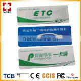Windshield UHF RFID PVC Sticker Tag for ETC