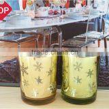 Red Candel Holder,brass Candleholders