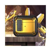 Factory Supply Round Aluminum Pu Hard Phone Eva Earbuds Hook Anti Knock Shockproof Earphone Case thumbnail-4