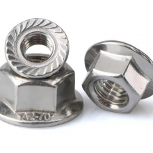 304 Stainless Steel Fasteners, Bolts, Flange Nuts, DIN6923 Anti Slip Nuts thumbnail-1