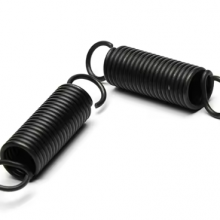 Custom Spiral Spring Stainless Steel Black Coating Double Hook Tension Spring thumbnail-1