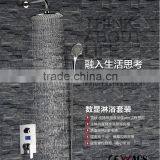 Digital Thermostatic Led Shower Set Shower Head Set With Rainfall Waterfall Shower thumbnail-6