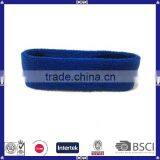 Unisex Stretch Cotton Blue Sport Headband thumbnail-1