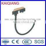 Low-power Mobile Devices Carbon Brush for Seamless Conductor Bar