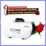 Plastic VR Google Cardboard 3D Glass Virtual Reality 3D Glasses VR Box Case for Smart Phone Galaxy S6 Edge S7