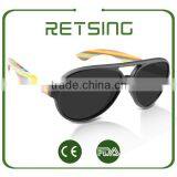 China Pilot Polarized Plastic Wooden Bamboo Sunglasses thumbnail-3