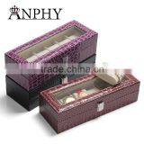 C100 ANPHY Crocodile Skin Imitation Watch Box High Grade 6 Units